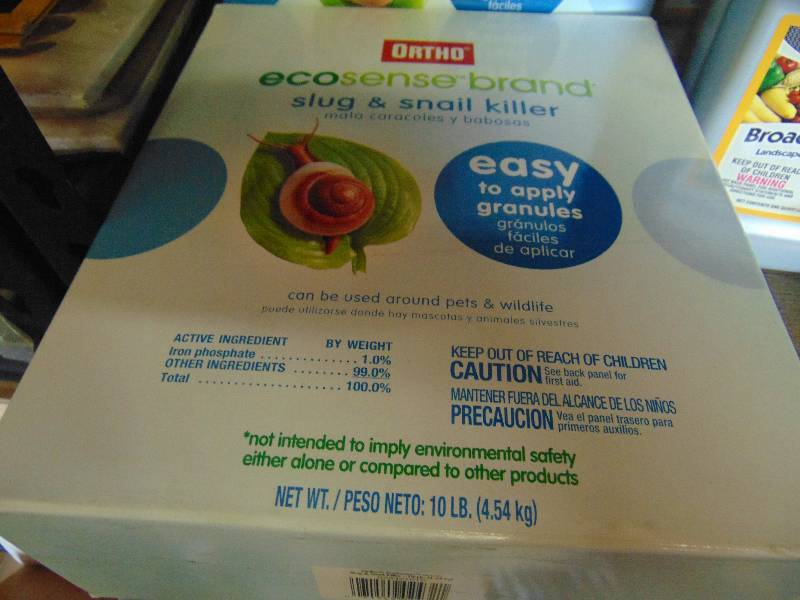lot 7129 image: (1) box Ortho Eco-Sense Brand Slug & Snail Killer, 10 lb. box