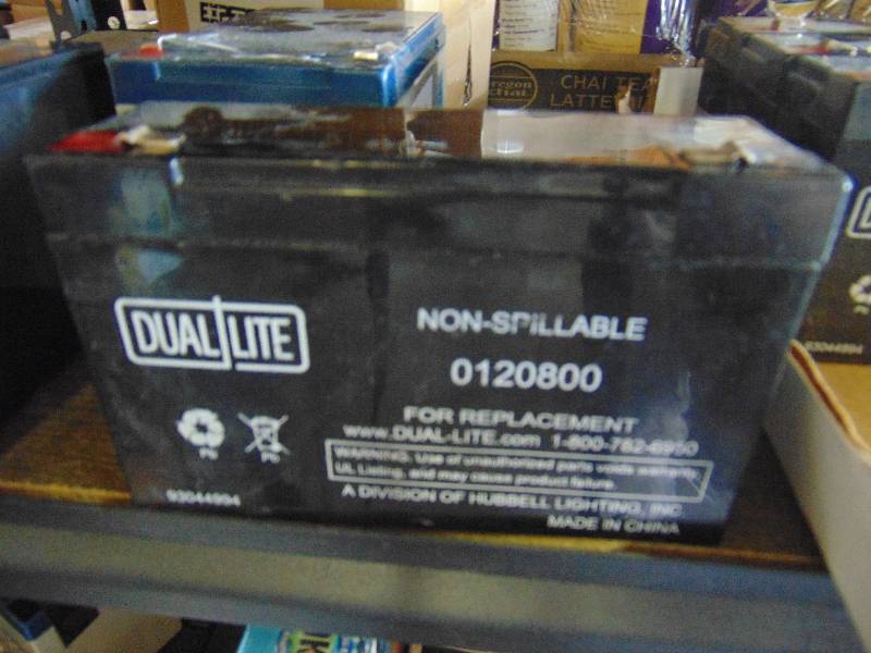 lot 7159 image: (1)Dual Lite rechargeable battery PN 93044994 0120800