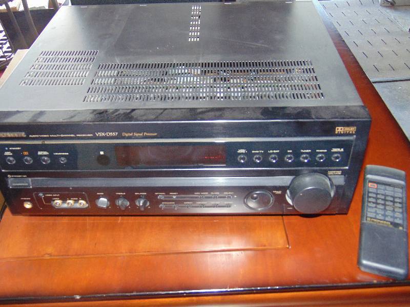 lot 7192 image: Pioneer Head Unit W Remote Audio Video Multi-Channel Receiver--works