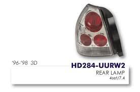 lot 7112 image: Civic 1996-99 Rear Lamp HD284-UURW2