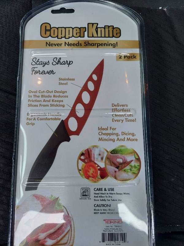 Copper Knife Review - As Seen on TV 