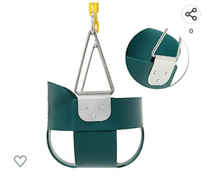 lot 55942 image: High Back Full Bucket Toddler Swing Seat