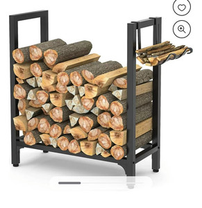 lot 55951 image: Firewood Rack with Kindling Holder