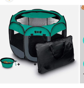lot 55992 image: Ruff N Ruffus Portable Pet Playpen, (Used)