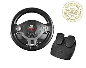 lot 55997 image: Superdrive - racing Driving Wheel with pedals and gearshift paddles for nintendo Switch - Ps4 - Xbox One - PC - Ps3