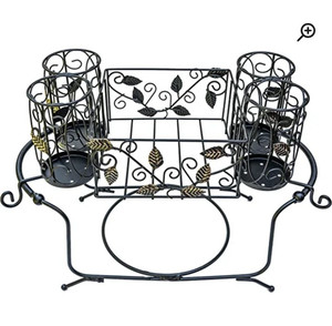 lot 56009 image: Utensil Crock, (Missing Stand)