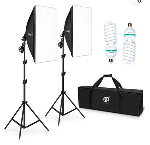 lot 56010 image: SH Softbox Photography Lighting Kit