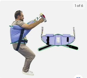lot 56016 image: Ehucon Sit to Stand Padded Patient Lift