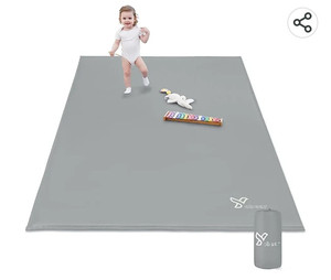 lot 56023 image: Yobear Baby Playpen Self Inflating Mat, 71x 59x 1.18