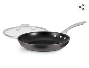 lot 56024 image: Calphalo Nonstick Frying Pan with Lid, 12