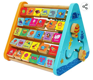 lot 56026 image: Towo Wooden Activity Triangle Centre ( Is Starting to Come ApartNeeds Reassembled )