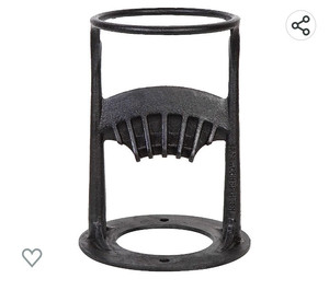 lot 56057 image: Inertia Gear Wood Splitter - Cast Iron Manual Log Splitter - No Sharp Edges - No More Axes Safest Way to Cut Firewood