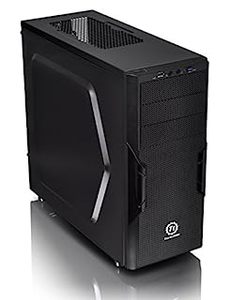 lot 56061 image: Thermaltake Versa H22 Black ATX Mid Tower Perforated Metal Front and Top Panel Gaming Computer Case 2.0 Edition with One 120mm Rear Fan Pre-Installed CA-1B3-00M1NN-A0