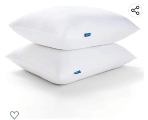 lot 56070 image: BEDSURE Pillows Queen Size Set of 2 - Queen Pillows 2 Pack Down Alternative Hotel Quality Bed Pillows for Sleeping Soft and Supportive Pillows for Side and Back Sleepers