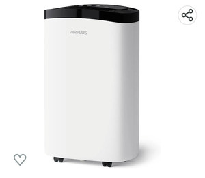 lot 56110 image: AIRPLUS 1,500 Sq. Ft 30 Pints Dehumidifier for Home and Basements with Drain Hose (AP1907)