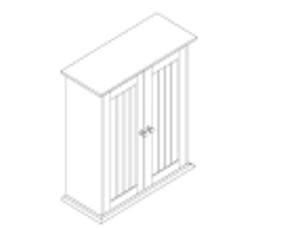 lot 56139 image: ChooChoo Bathroom Wall Cabinet, Model MC180007