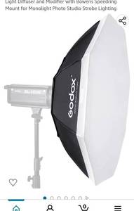 lot 56154 image: Godox Octagon Softbox, 37 inch