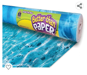 lot 56155 image: Under The Sea Better Than Paper Bulletin Board Roll, 4 ft. x 12 ft.