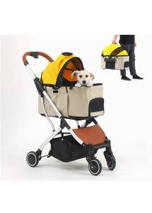 lot 56160 image: KZLAA Pet Stroller, Yellow