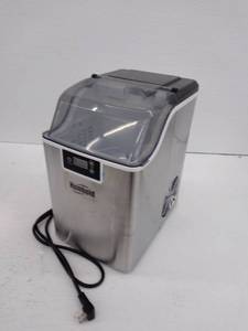 lot 56163 image: HUmHold Nugget Ice Maker, Stainless Steel, Model HDZB-20B1, (Used)