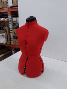 lot 56173 image: Red Mannequin, Full Adjustable body, (Used, Missing Leg)