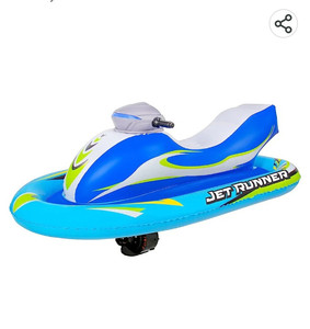 lot 56194 image: Jet Runner - Motorized Kids Pool Toy for Boys &amp Girls by PoolCandy Fast, Fun &amp Safe Kids Inflatable Powered Pool Toy