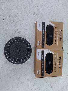 lot 56209 image: Dripsie Anti Clog Sink Strainer, Gray