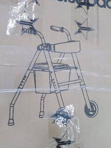 lot 56224 image: Oasis Space Rollator Walker, Blue
