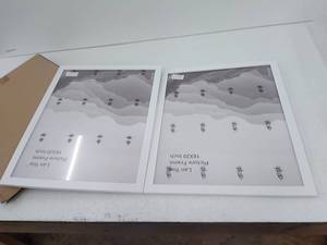 lot 56231 image: Set of Two White 16 X 20 Picture Frames