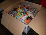 Box of Baseball Cards, Star wars, Desset Storm and others