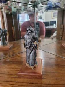 lot 362 image: Michael Ricker Le pewter saint nicholas
