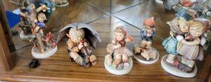lot 367 image: (5) Hummel figurines  (READ DESCRIPTION)