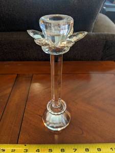 lot 138 image: Shannon Crystal Candlestick Holder