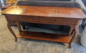 lot 159 image: 2 - Drawer SofaEntry Table