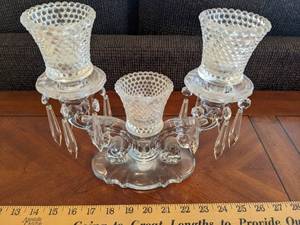 lot 164 image: Vintage Triple Arm Candle Holder