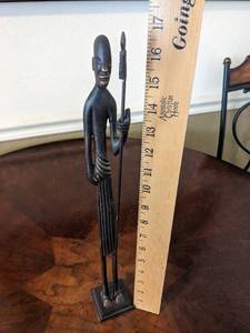 lot 177 image: 17 Tall African Statue