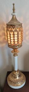 lot 394 image: Brass table lamp