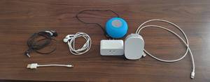 lot 412 image: Headphones  speaker & adapter