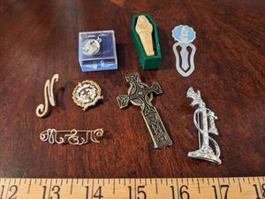 lot 194 image: Pins  Bookmark  Charm