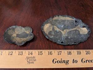 lot 201 image: (2) Vintage Coin DishesAsh Tray