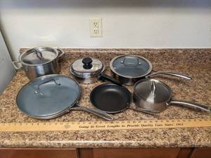 lot 246 image: Mix Brand Pots & Pans  See Pics