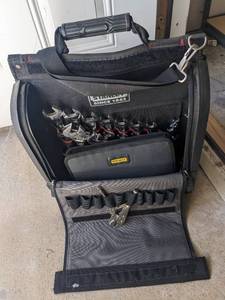 lot 306 image: Stanley Fatmax Tool Bag With Various Tools  See Pics