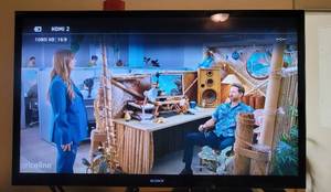 lot 456 image: 55 Sony TV wremote & adjustable wall mount
