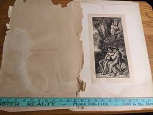 lot 320 image: Vintage The Childrens Concert By Anselm Feuerbach
