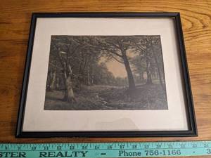 lot 326 image: Vintage The Beech Woods By Fritz Ebel
