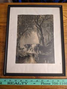 lot 327 image: Vintage The Drove At The Ford