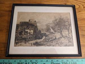 lot 328 image: Vintage The Mill In The Mountains