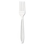SOLO Cup Company Impress Heavyweight Full-Length Polystyrene Cutlery, Fork, White, 1000/Carton