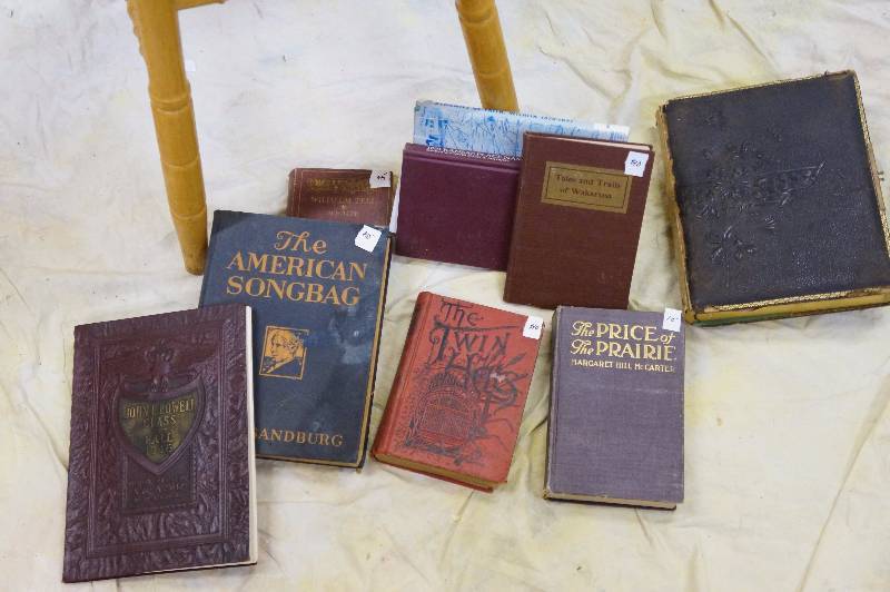 lot 26 image: Old antique books & one photo album.