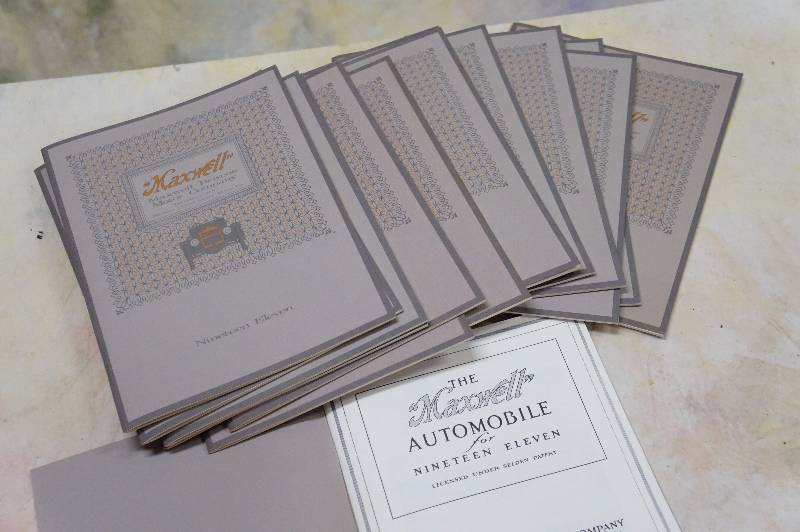 lot 33 image: Maxwell briscoe motor company lot of 15year 1911.